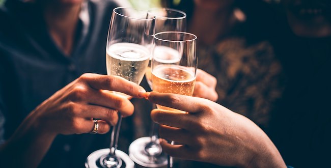 Downtown Phoenix NYE Toast